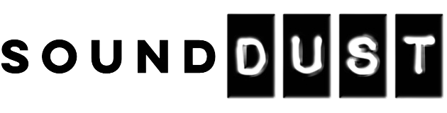 black logo Sound Dust